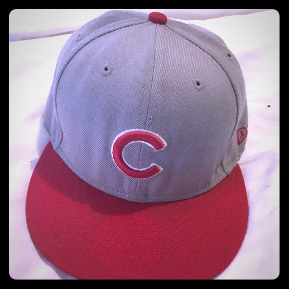 Fitted cubs hat